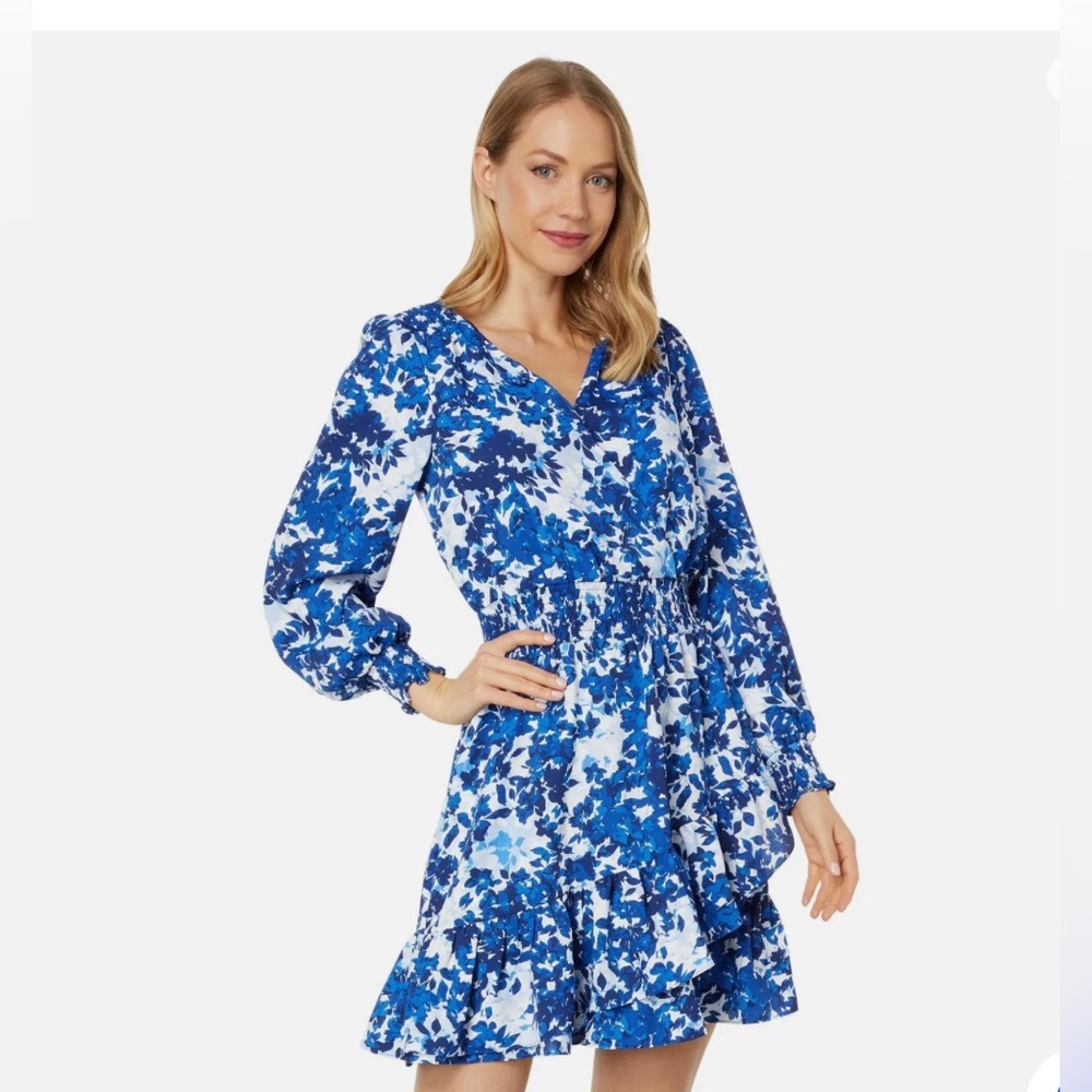VINCE CAMUTO V-NECK TIERED DRESS, WORN FOR 3 HOURS